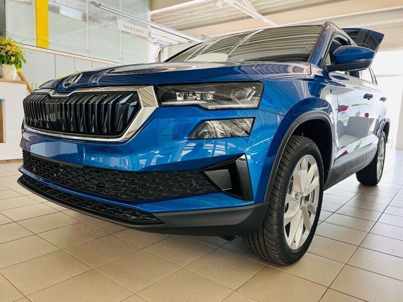 Blau Neu 2025 Skoda Karoq Tour SUV | 34.990 € (Fairer Preis) - Bild 1/4