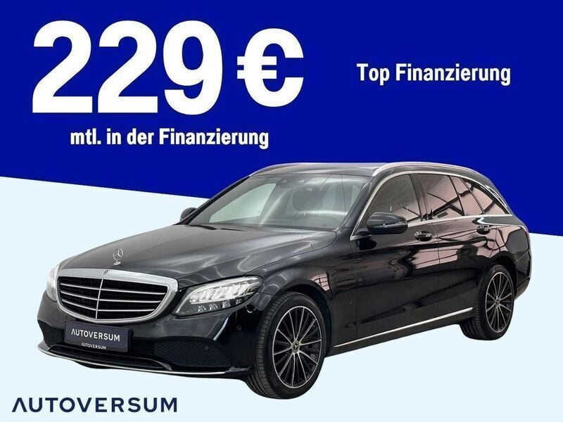Schwarz Gebraucht 2021 Mercedes C300 Kombi | 29.885 € (Superpreis) - Bild 1/4