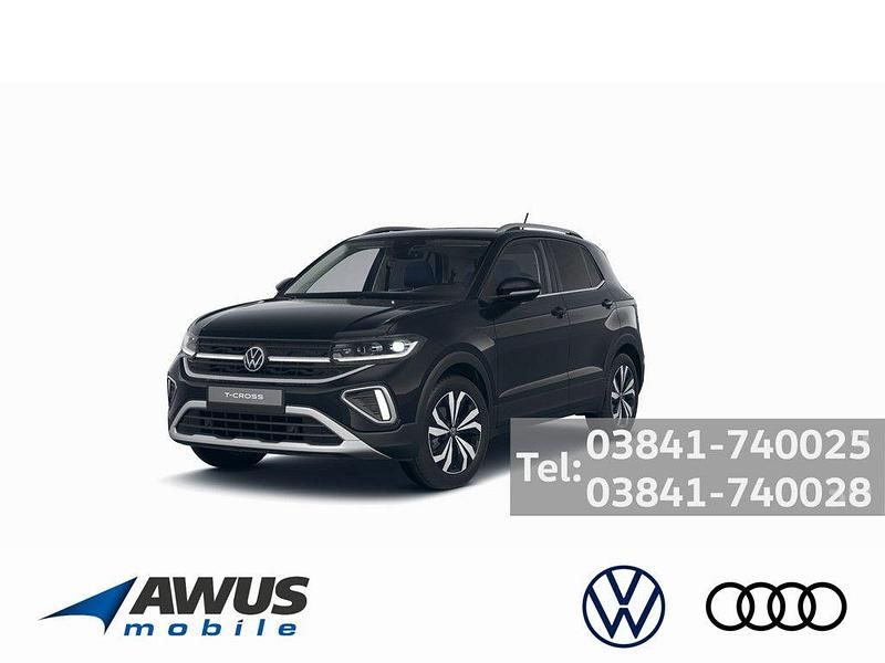 Schwarz Neu 2025 VW T-Cross Style SUV | 35.280 € - Bild 1/4