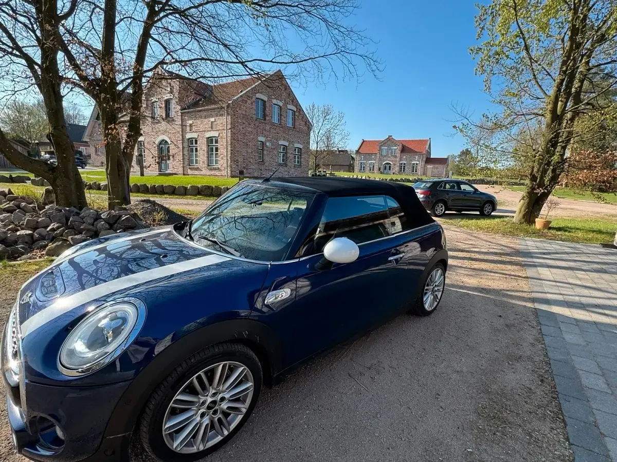 Brugt Mini Cooper S Cabriolet 196 HK (144 kW) 2016 Blå Cabriolet