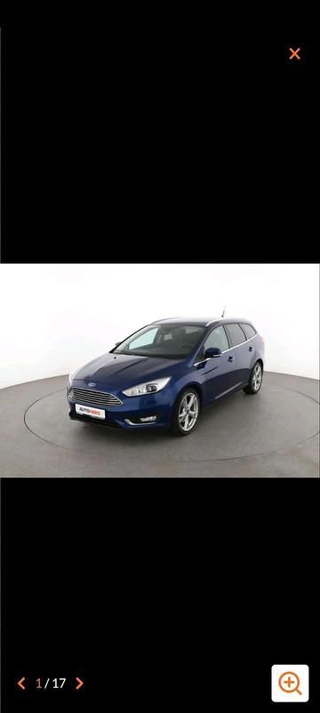 Blau Gebraucht 2014 Ford Focus Titanium Kombi | 11.000 € (Teuer) - Bild 1/4