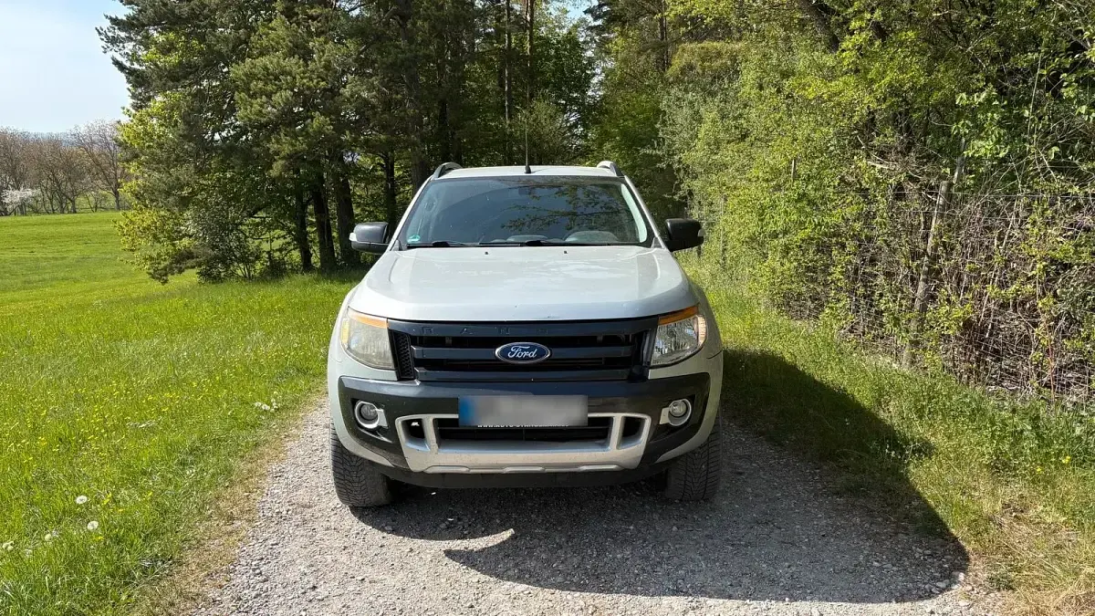 Używany Ford Ranger Wildtrack 200 KM (147 kW) 2013 Srebrny Pickup