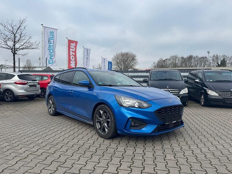 Gebraucht Ford Focus ST-Line 120 PS (88 kW) 2019 Blau Kombi