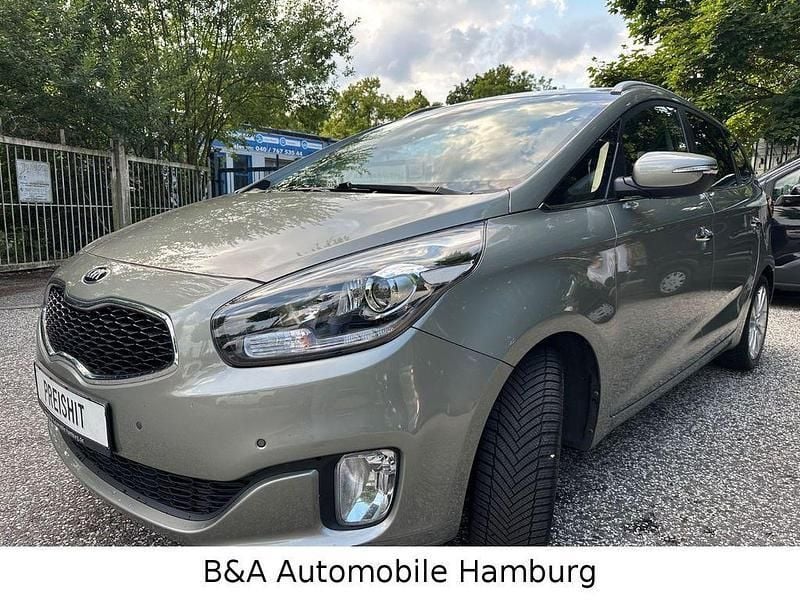 Gebraucht Kia Carens Edition 7 118 PS (86 kW) 2014 (k3y) celestial silver Van / Kleinbus
