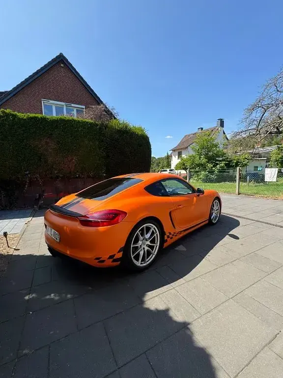 Gebraucht Porsche Cayman S Sport 325 PS (239 kW) 2014 Orange Coupé
