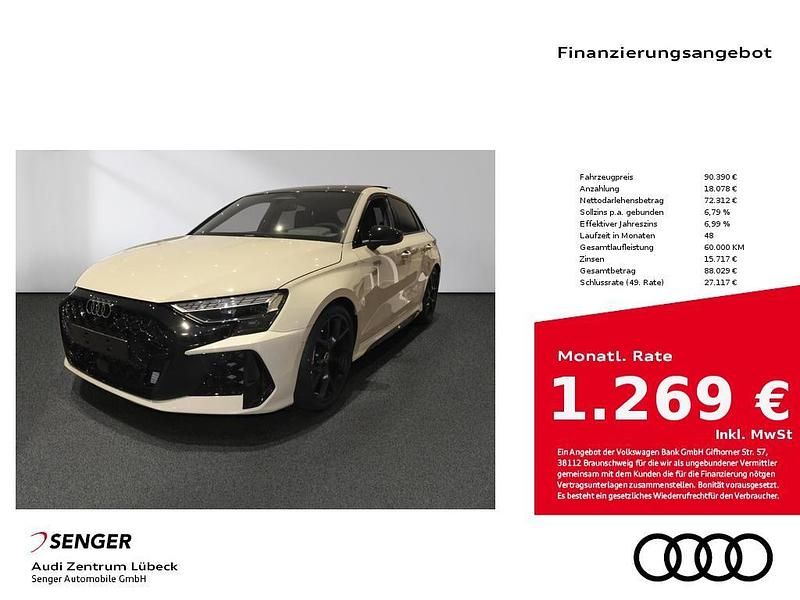 Mocha latte Neu 2026 Audi RS3 Sport Limousine | 90.390 € - Bild 1/4