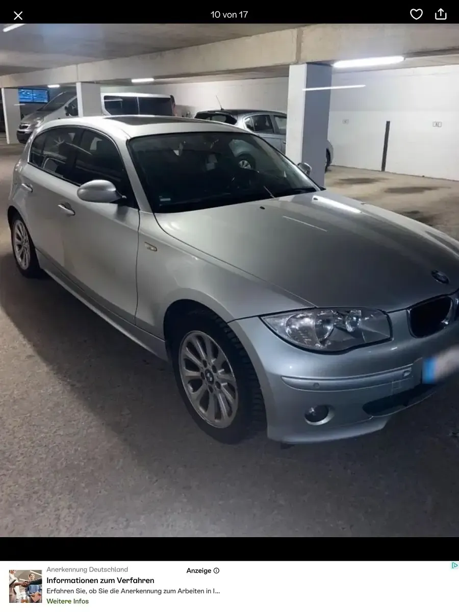 Gebraucht BMW 116 2004 Silber Kleinwagen