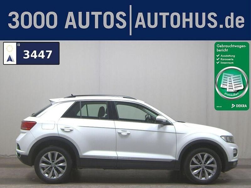 Pure white Gebraucht 2020 VW T-Roc Style SUV | 15.780 € (Fairer Preis) - Bild 1/4