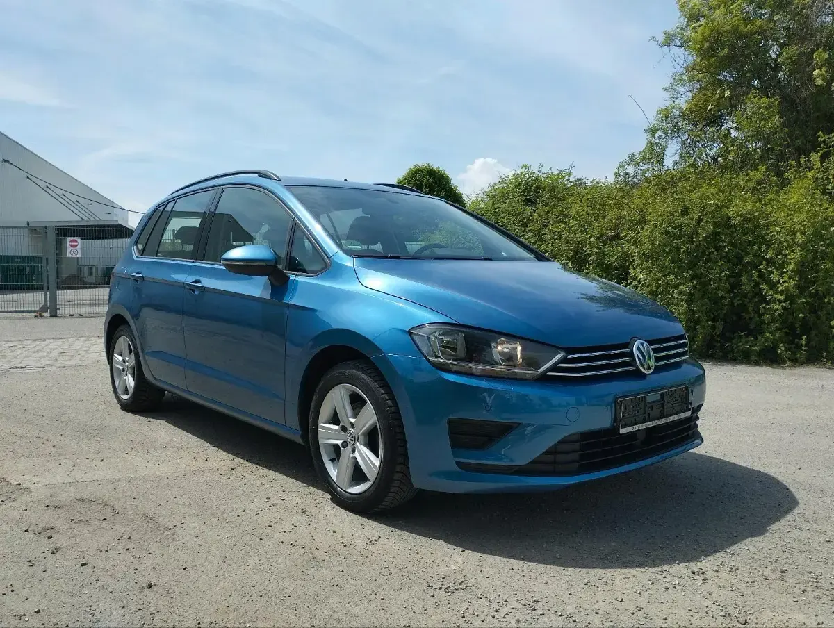 Gebraucht VW Golf Sportsvan 86 PS (63 kW) 2015 Blau Van / Kleinbus