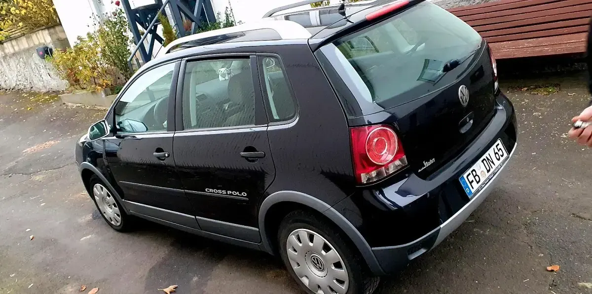 Gebraucht VW Polo Cross 80 PS (58 kW) 2007 Schwarz Kleinwagen