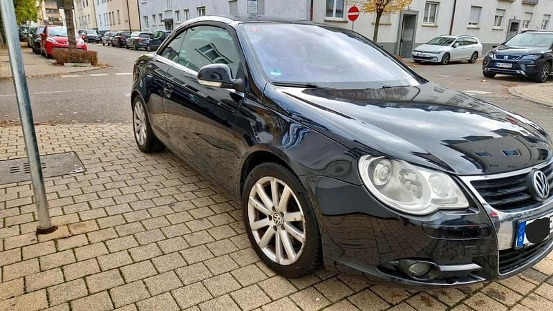 Schwarz Gebraucht 2007 VW Eos Cabrio | 2.200 € (Superpreis) - Bild 1/4