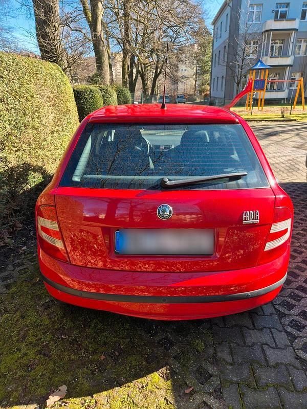 Gebraucht Skoda Fabia 2007 Rot Kleinwagen