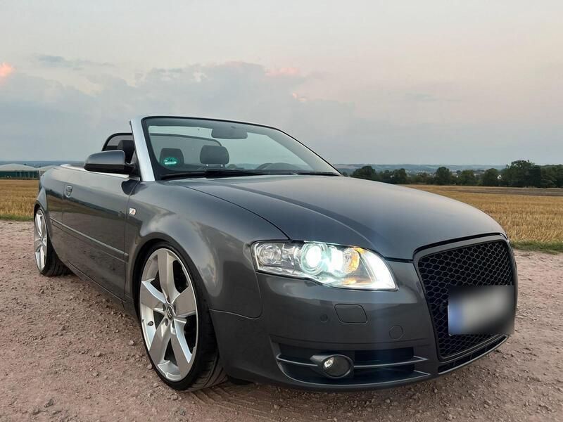 Grau Gebraucht 2007 Audi A4 Cabriolet S-Line Cabrio | 8.500 € (Teuer) - Bild 1/4