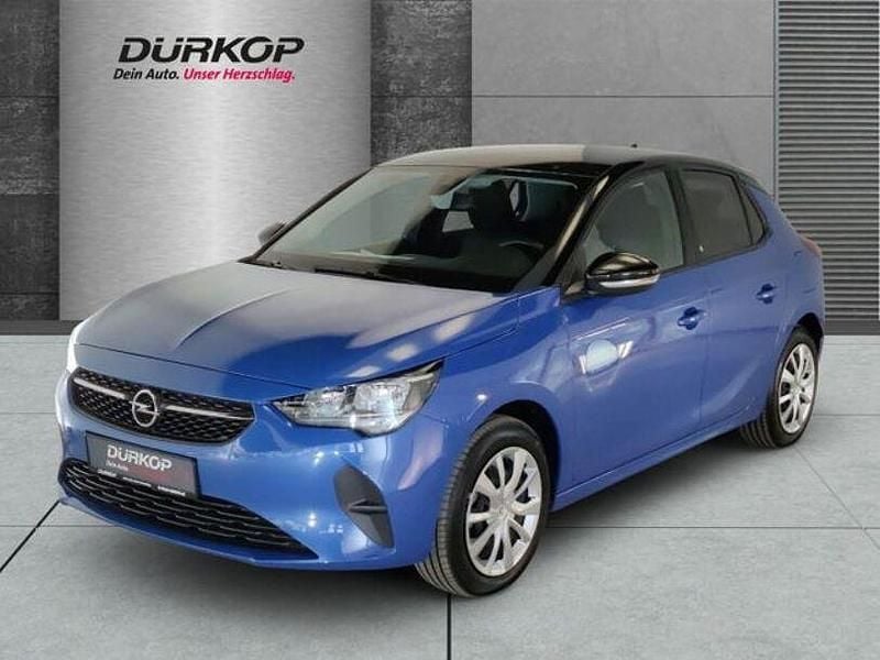 Blau Gebraucht 2021 Opel Corsa-e Edition Kleinwagen | 13.990 € (Fairer Preis) - Bild 1/4
