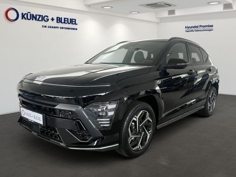 Abyss black Gebraucht 2024 Hyundai Kona N Line SUV | 33.400 € - Bild 1/4