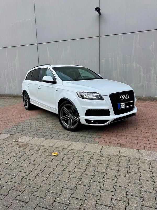 Weiß Gebraucht 2013 Audi Q7 S-Line SUV | 22.500 € (Teuer) - Bild 1/4