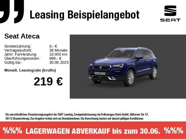 Blau Neu 2025 Seat Ateca SUV | 28.888 € (Superpreis) - Bild 1/2