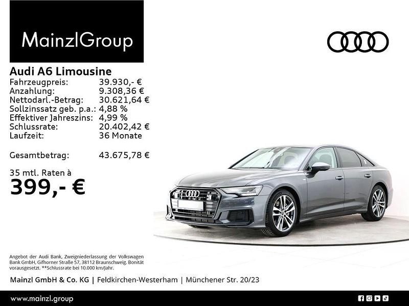 Gebraucht Audi A6 S-Line 265 PS (194 kW) 2022 Daytonagrau perleffekt (metallic) Limousine