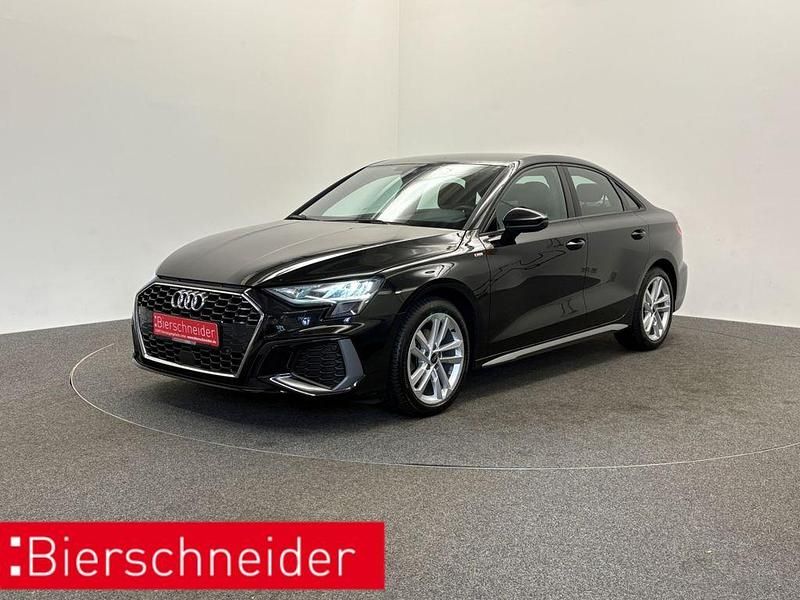 Mythosschwarz Gebraucht 2022 Audi A3 Sport Limousine | 27.950 € (Etwas zu teuer) - Bild 1/4