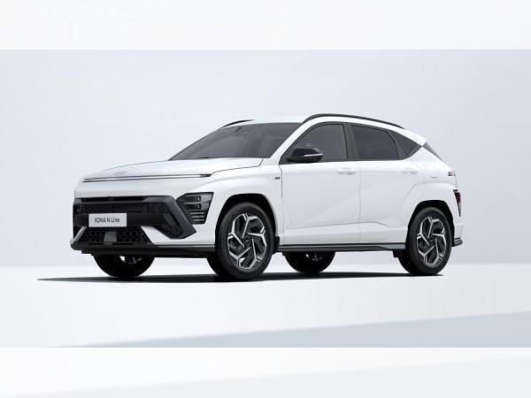 Weiß (atlas white) Neu 2025 Hyundai Kona N Line SUV | 26.550 € (Superpreis) - Bild 1/4