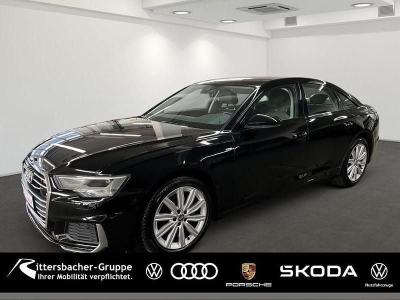 Brillantschwarz Gebraucht 2020 Audi A6 S-Line Limousine | 26.860 € (Guter Preis) - Bild 1/4
