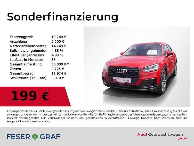 Tangrorto metallic Gebraucht 2019 Audi Q2 Comfort SUV | 19.749 € (Fairer Preis) - Bild 1/2