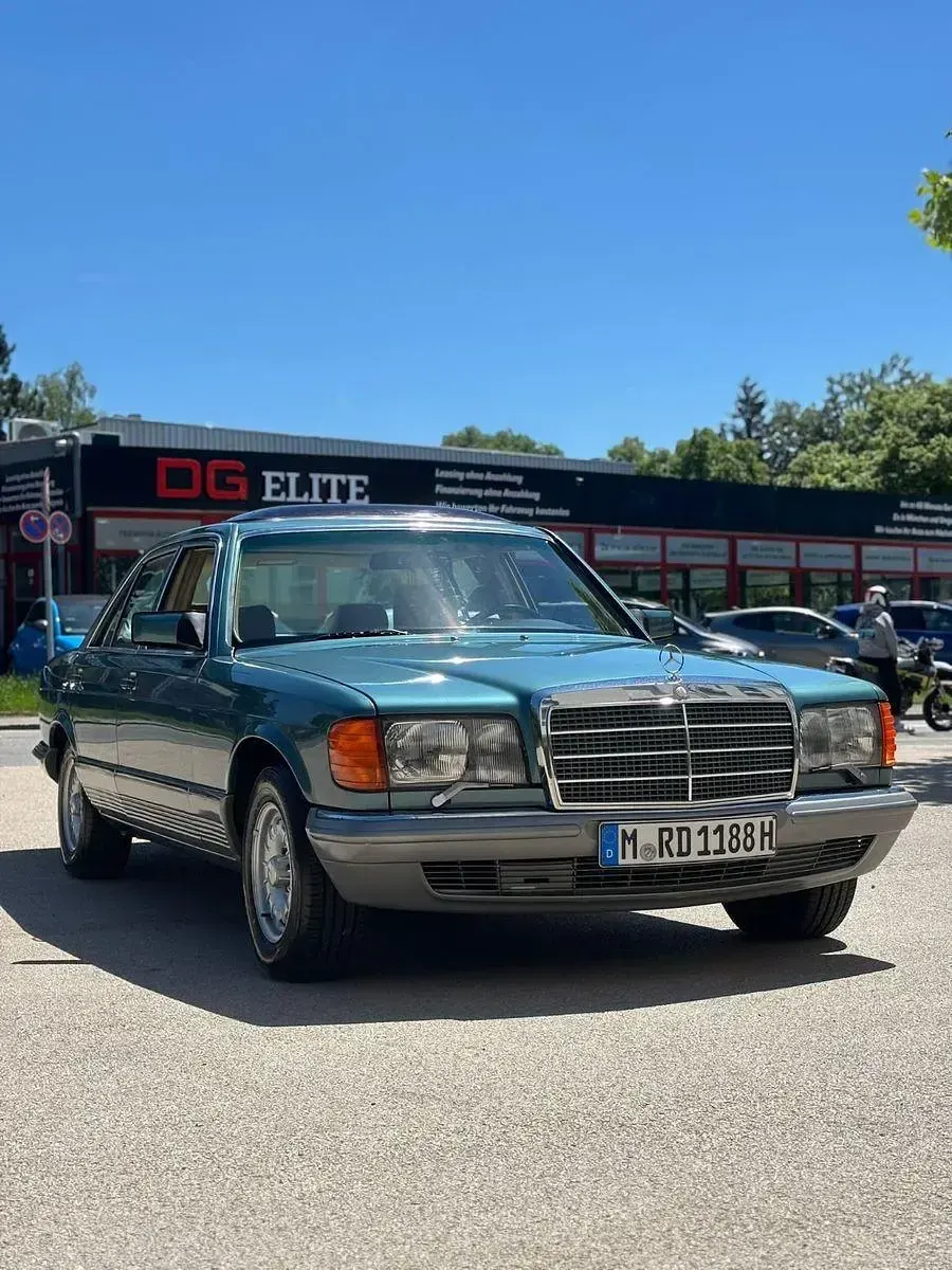Gebraucht Mercedes 380 SE 204 PS (150 kW) 1983 Grün Limousine