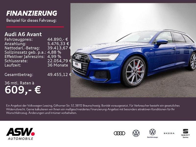 Gebraucht Audi A6 S-Line 367 PS (269 kW) 2022 Ultrablau metallic Kombi
