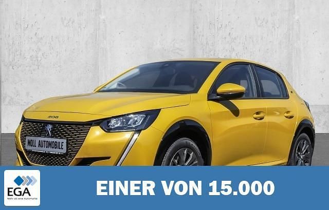 Gelb metallic Gebraucht 2021 Peugeot e-208 Active Kleinwagen | 16.790 € (Fairer Preis) - Bild 1/4