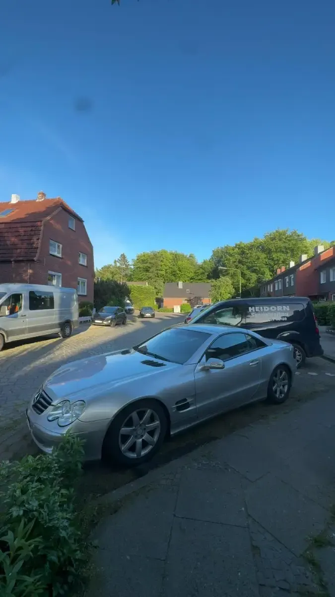 Gebraucht Mercedes SL500 306 PS (225 kW) 2002 Silber Cabrio