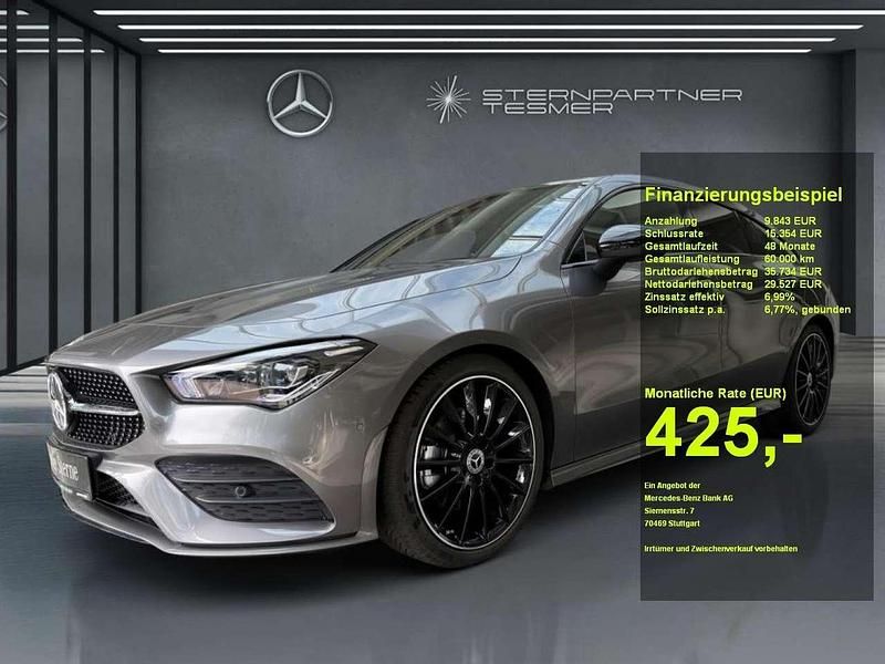 Grau Gebraucht 2023 Mercedes CLA220 AMG Limousine | 37.990 € (Fairer Preis) - Bild 1/3