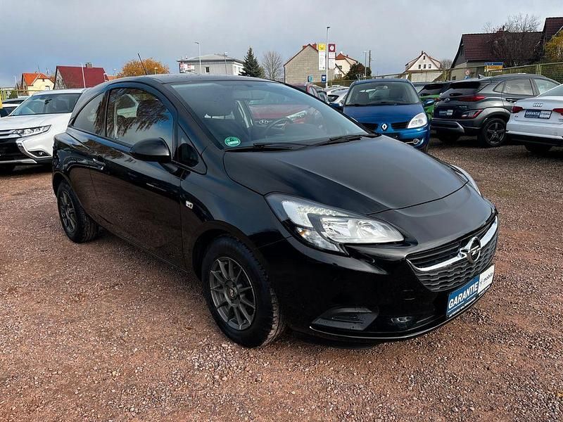Gebraucht Opel Corsa Selection 90 PS (66 kW) 2017 Schwarz Limousine