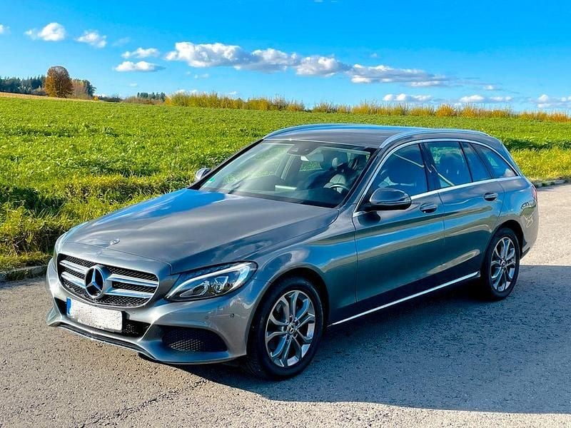 Grau Gebraucht 2017 Mercedes C180 Avantgarde Kombi | 16.990 € (Guter Preis) - Bild 1/4