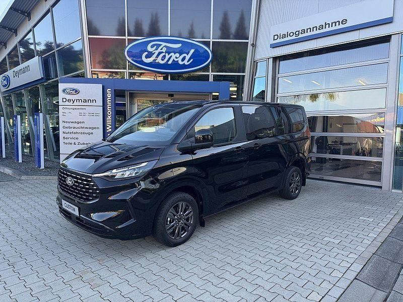 Schwarz Neu 2025 Ford Tourneo Custom Titanium Van | 55.840 € (Fairer Preis) - Bild 1/4