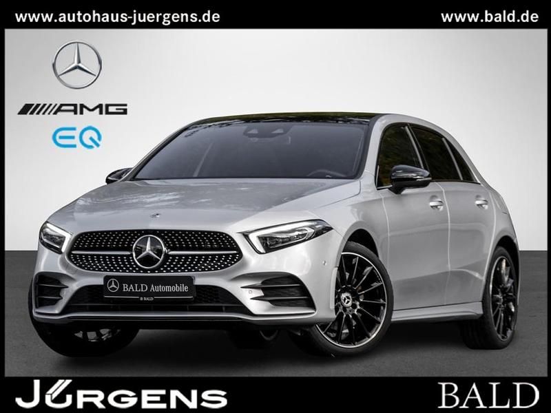 Iridiumsilber metallic Gebraucht 2022 Mercedes A250 AMG Limousine | 30.840 € (Fairer Preis) - Bild 1/4