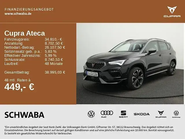 Second-hand Cupra Ateca 150 CP (110 kW) 2025 Negru SUV