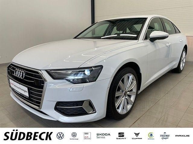 Gletscherweiß metallic Gebraucht 2022 Audi A6 Sport Limousine | 37.980 € (Teuer) - Bild 1/4