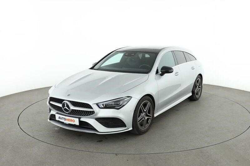 Silber Gebraucht 2021 Mercedes CLA250 Shooting Brake AMG line Kombi | 31.260 € (Guter Preis) - Bild 1/4