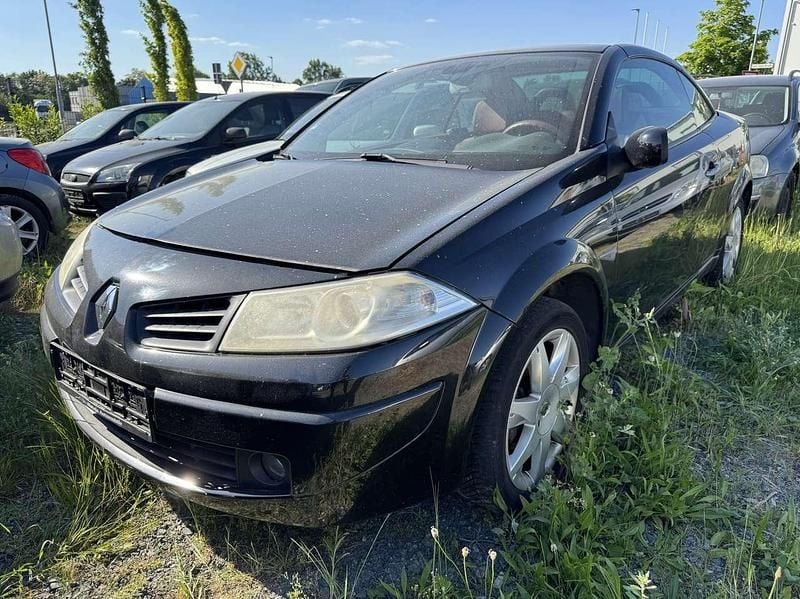 Perlmuttschwarz Gebraucht 2006 Renault Mégane Cabriolet Dynamique Cabrio | 1.199 € (Guter Preis) - Bild 1/4