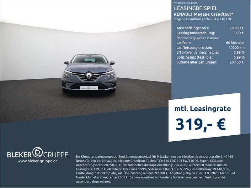 Grau Gebraucht 2023 Renault Mégane IV Techno Limousine | 24.890 € (Fairer Preis) - Bild 1/3
