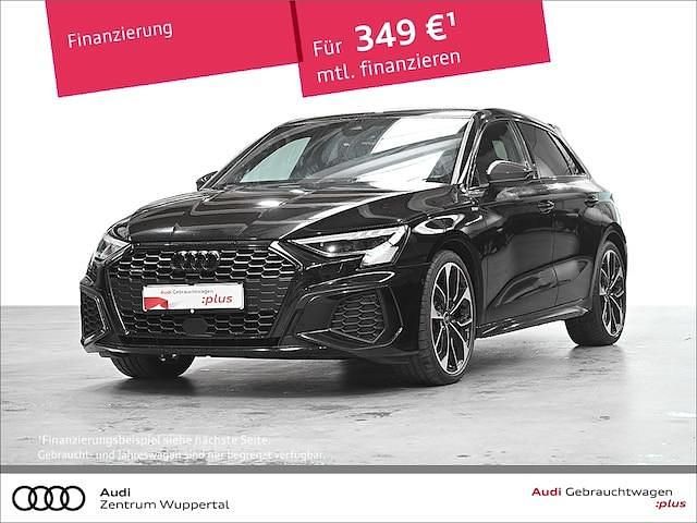 Mythosschwarz metallic Gebraucht 2023 Audi A3 S-Line | 39.999 € - Bild 1/3