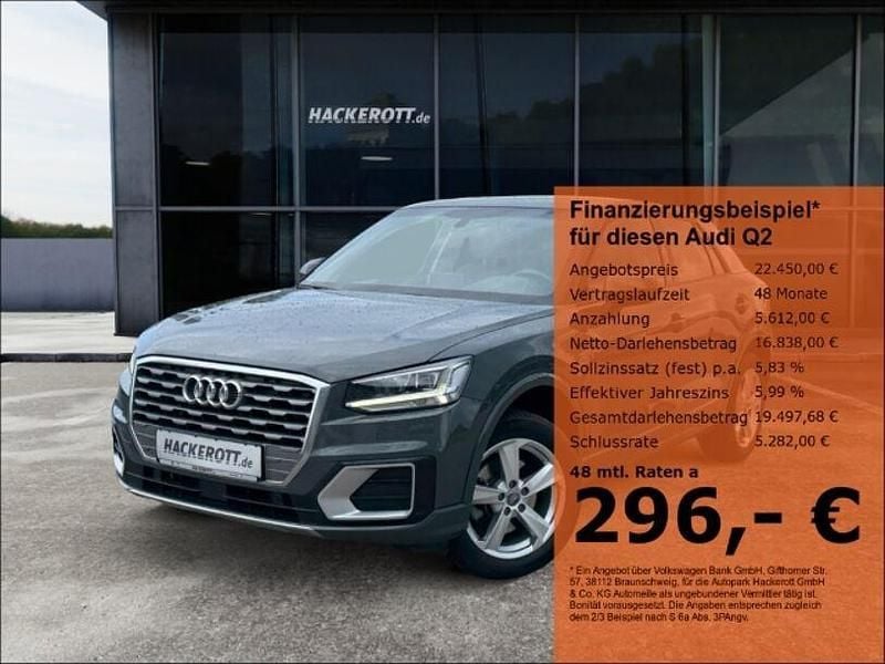 Grau Gebraucht 2019 Audi Q2 Ambiente SUV | 22.450 € (Fairer Preis) - Bild 1/4