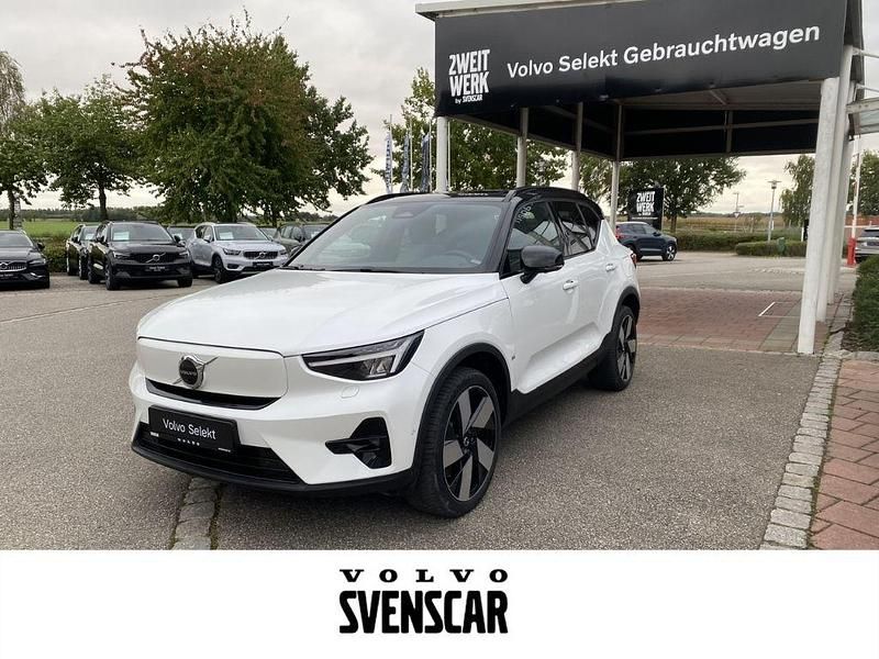 Weiss Gebraucht 2023 Volvo XC40 Ultimate SUV | 41.990 € (Teuer) - Bild 1/4