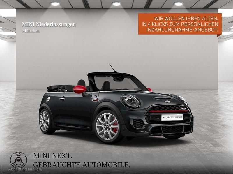 Grau Gebraucht 2021 Mini John Cooper Works Cabriolet Cabrio | 33.870 € (Fairer Preis) - Bild 1/4