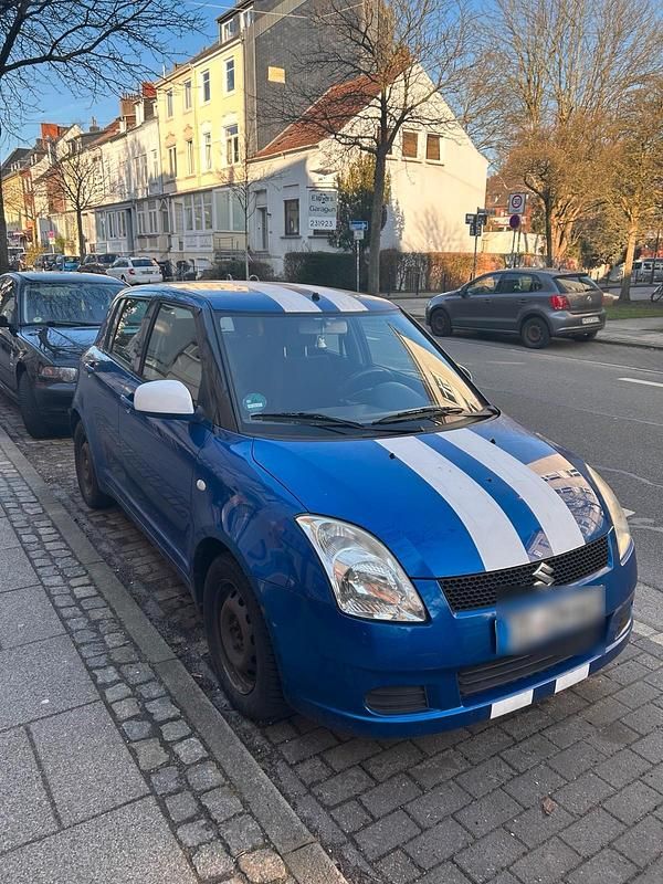 Gebraucht Suzuki Swift 2007 Blau Kleinwagen