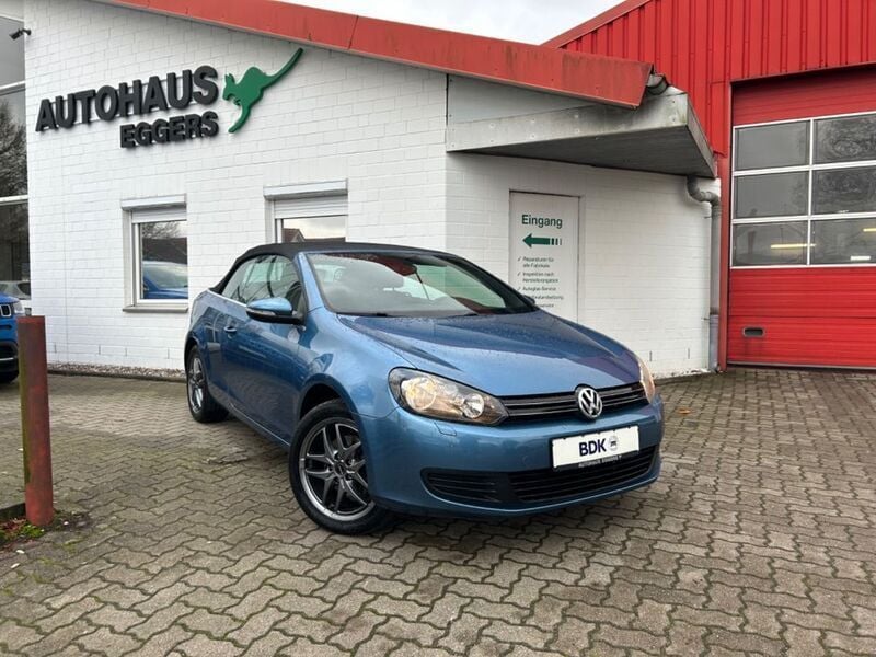 Blau Gebraucht 2015 VW Golf Cabriolet S Cabrio | 13.950 € (Fairer Preis) - Bild 1/4