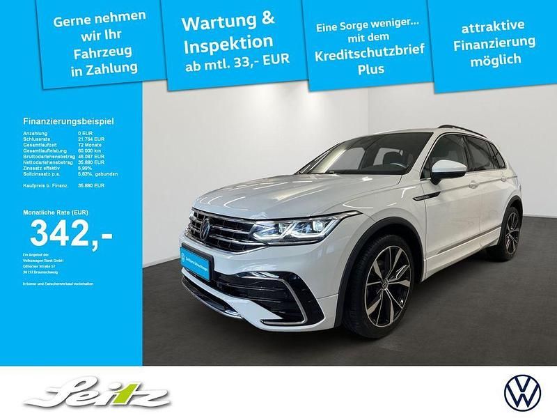 Weiß Gebraucht 2023 VW Tiguan R-line SUV | 35.880 € (Guter Preis) - Bild 1/3