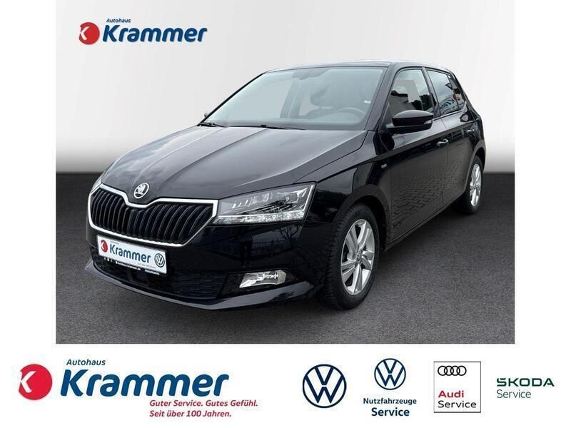 Schwarz Gebraucht 2021 Skoda Fabia Ambition Kleinwagen | 14.480 € (Fairer Preis) - Bild 1/4
