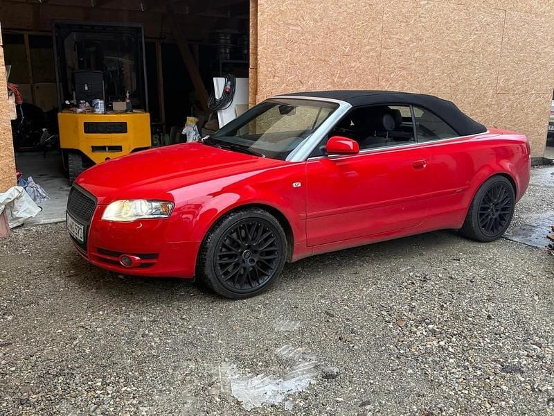 Rot Gebraucht 2007 Audi A4 Cabriolet Cabrio | 9.500 € (Fairer Preis) - Bild 1/4