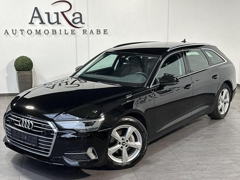 Brillantschwarz Gebraucht 2021 Audi A6 Sport Kombi | 28.449 € (Guter Preis) - Bild 1/4